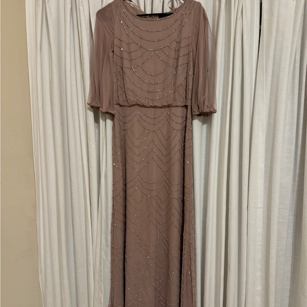 Adrianna Papell Bridesmaid Dress | Size 4 | Color: Blush Mauve